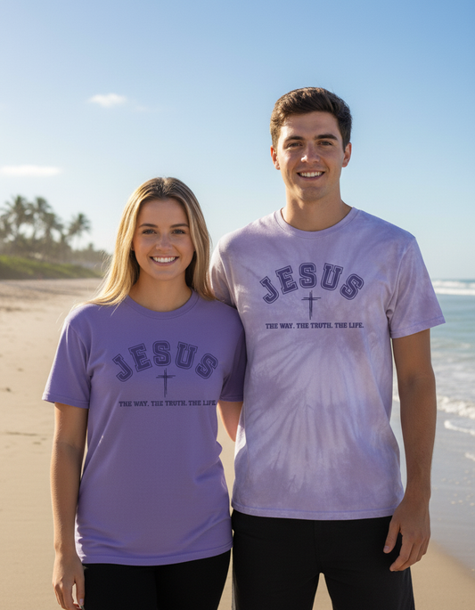 Jesus The Way The Truth The Life Comfort Color T-Shirt