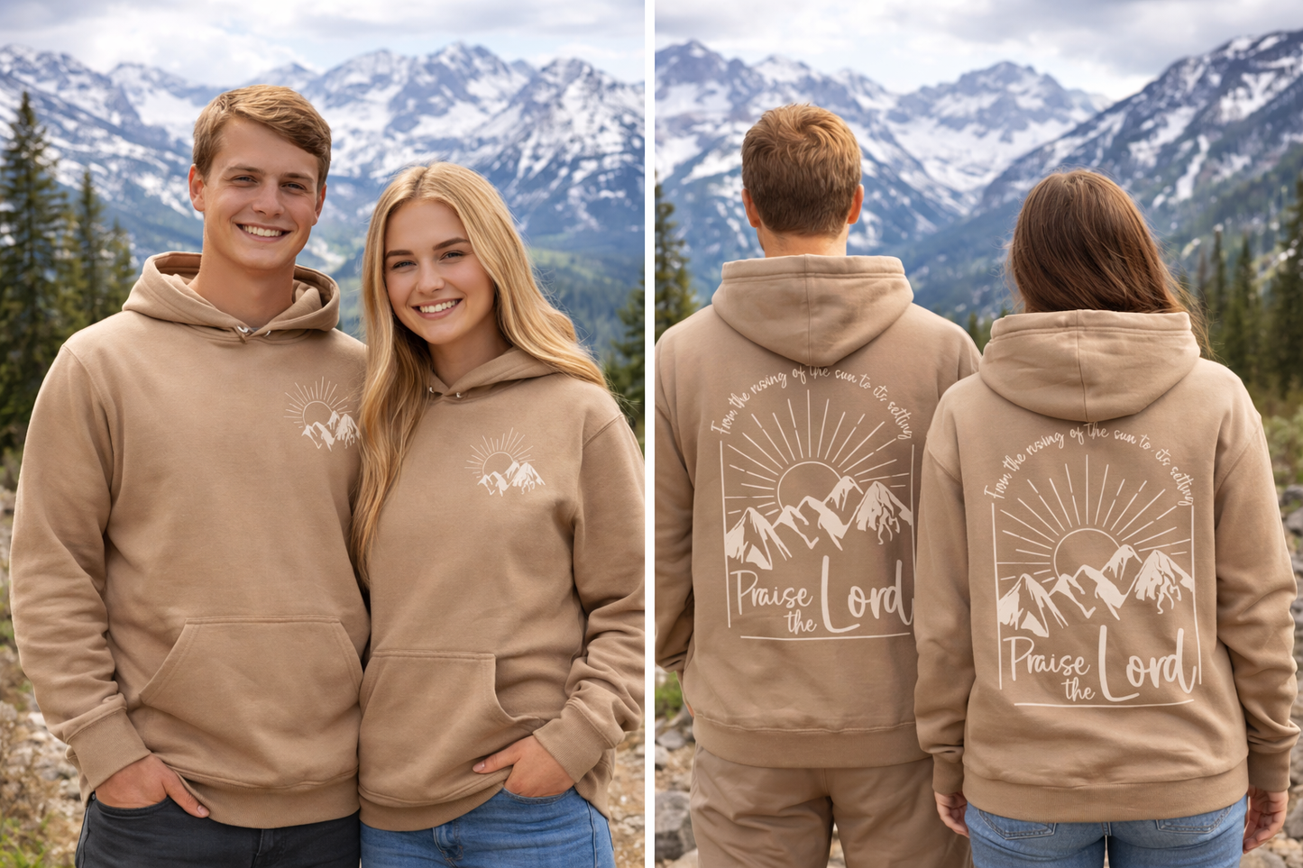 Praise the Lord Two-Sided Hooded Sweatshirt