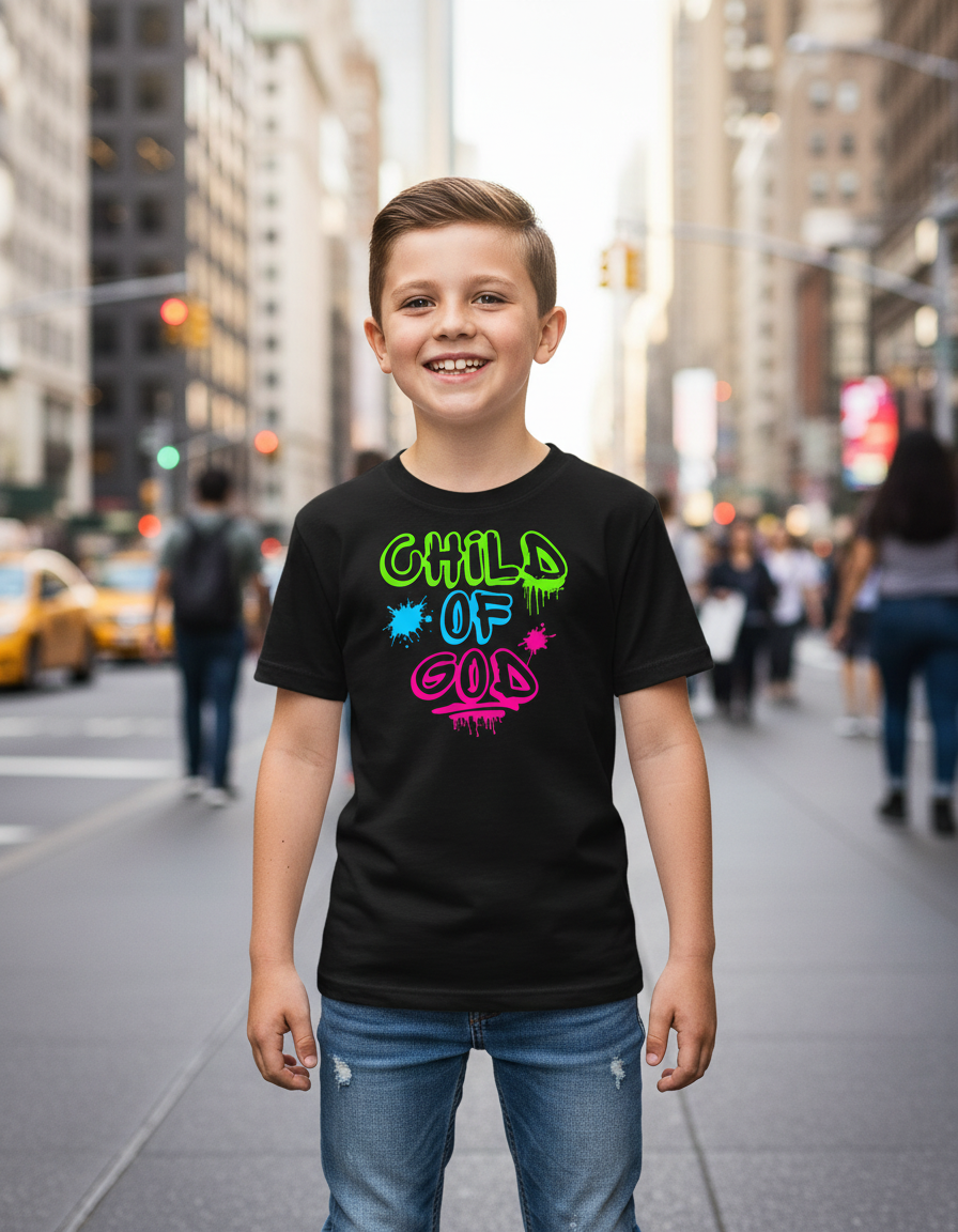 Youth Child of God Hooded Sweatshirts and T-Shirt