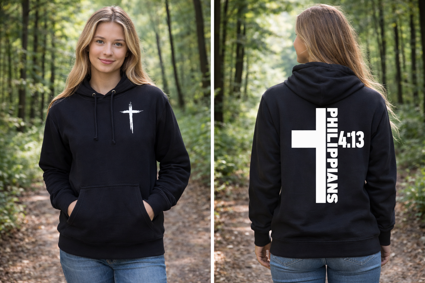 Philippians Two-Sided Hooded Sweatshirt