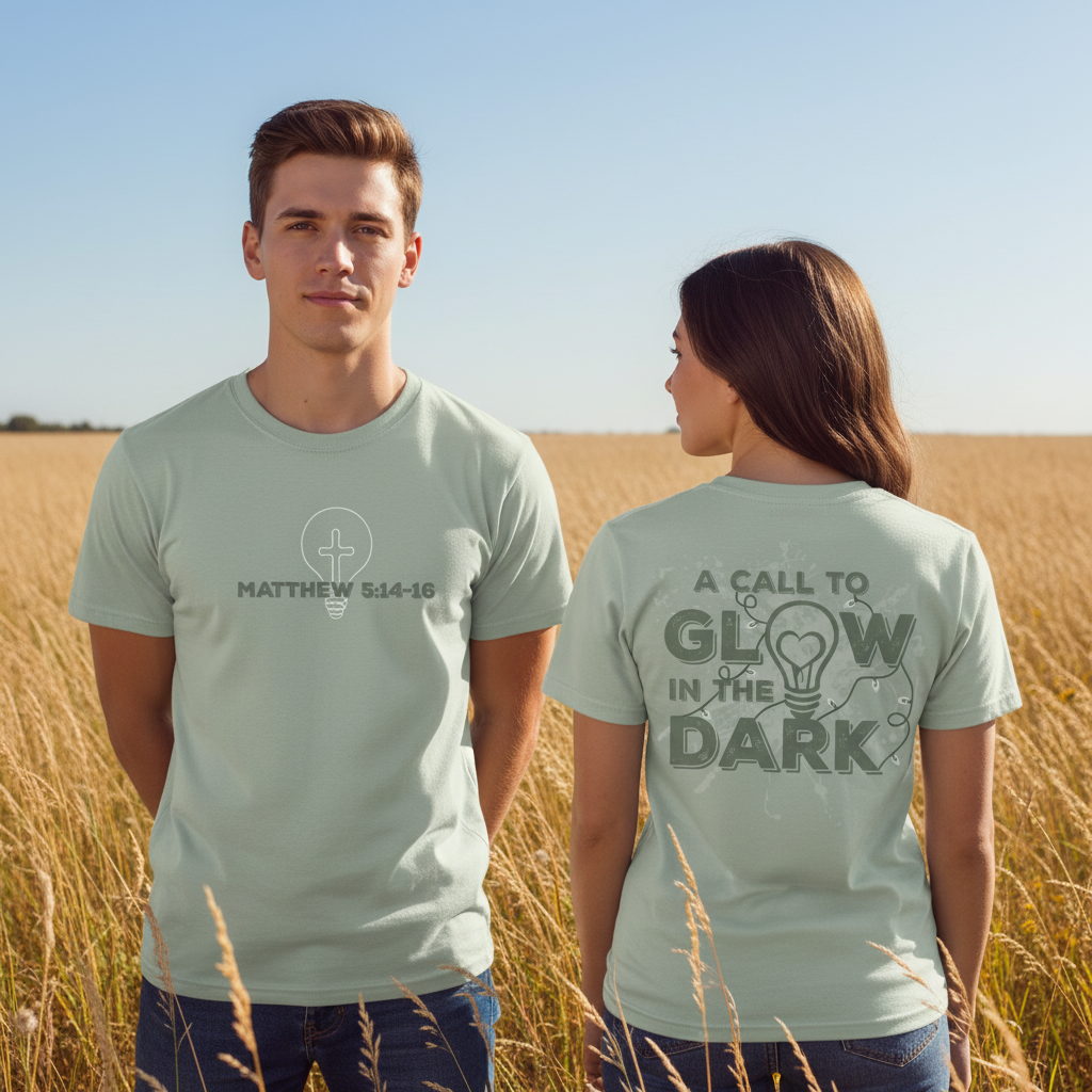 Glow in the Dark Two-Sided Comfort Color T-Shirt