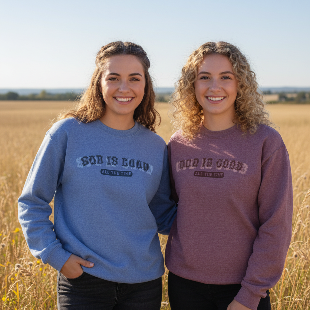 God is Good Crewneck Sweatshirt
