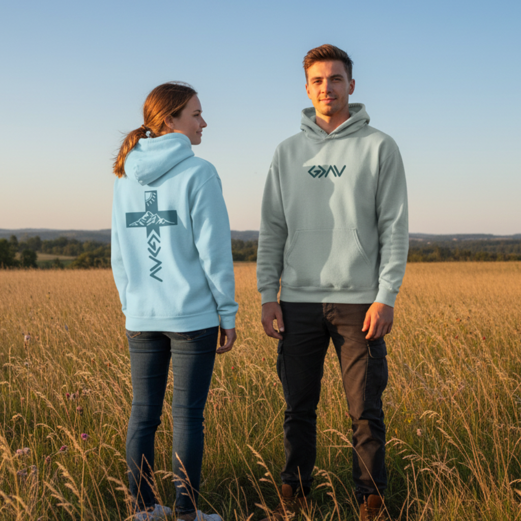 God is Greater Than the Highs and Lows Two-Sided Hooded Sweatshirt