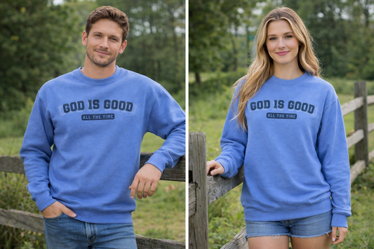God is Good Crewneck Sweatshirt