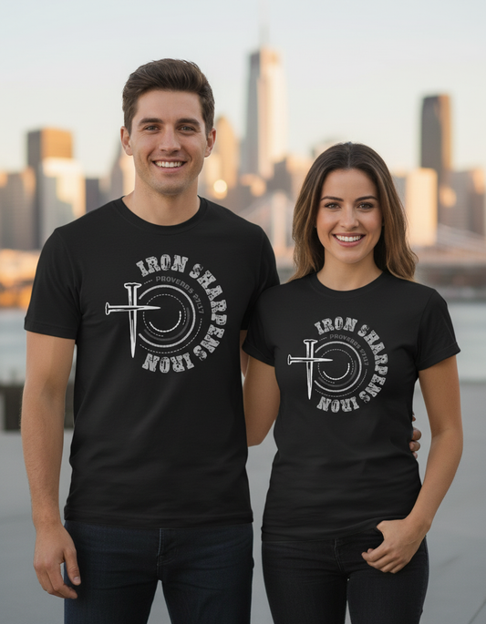Iron Sharpens Iron Circle T-Shirt