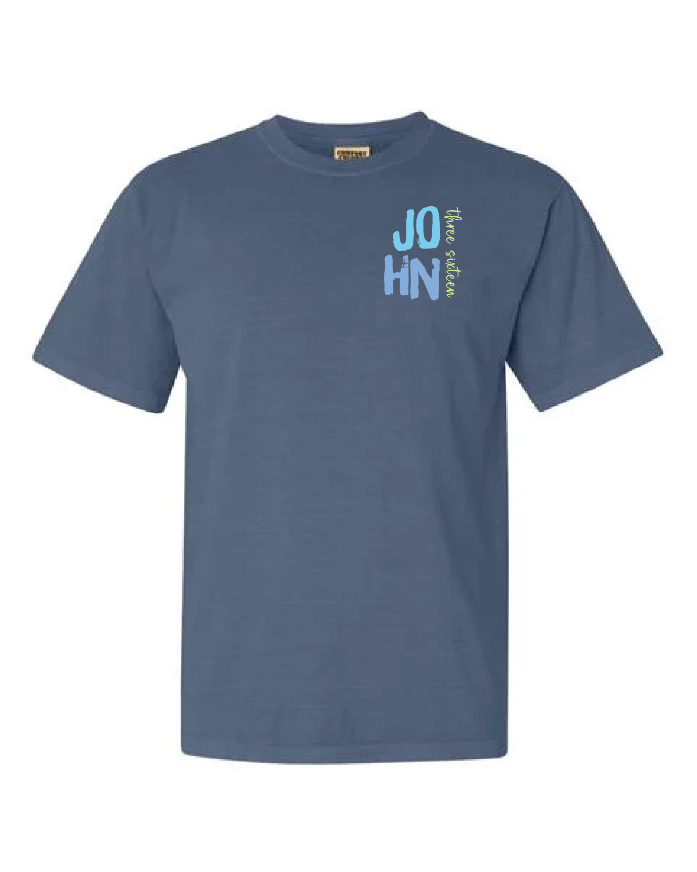 John 3:16 Two-Sided Comfort Color T-Shirt