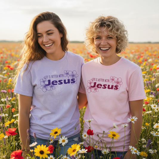 Life is Better with Jesus Comfort Color T-Shirt