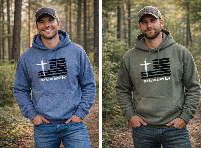 One Nation Under God Hooded Sweatshirt