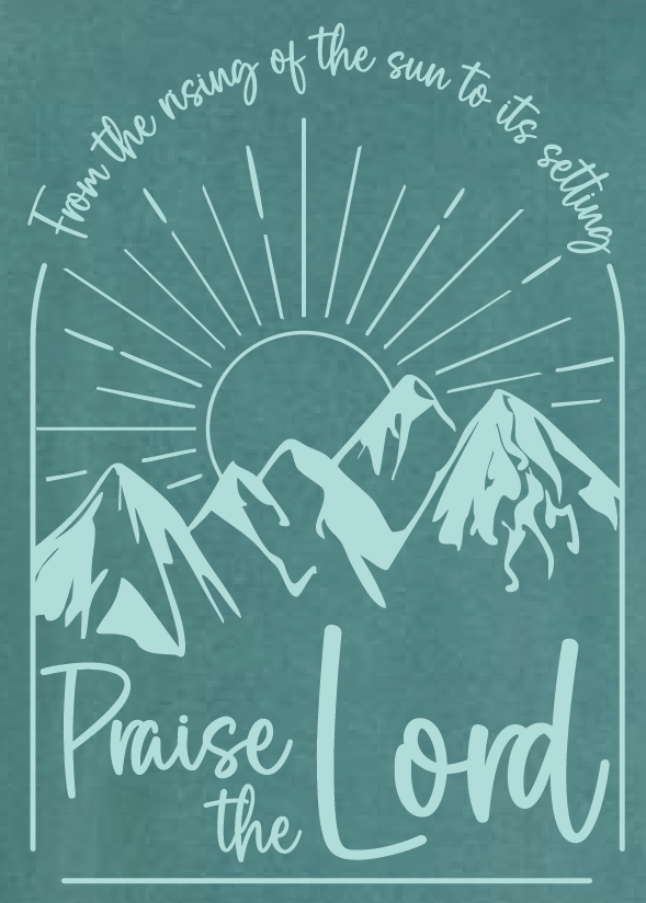 Praise the Lord Two-Sided Comfort Color T-Shirt