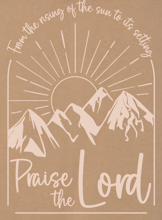 Praise the Lord Two-Sided Hooded Sweatshirt
