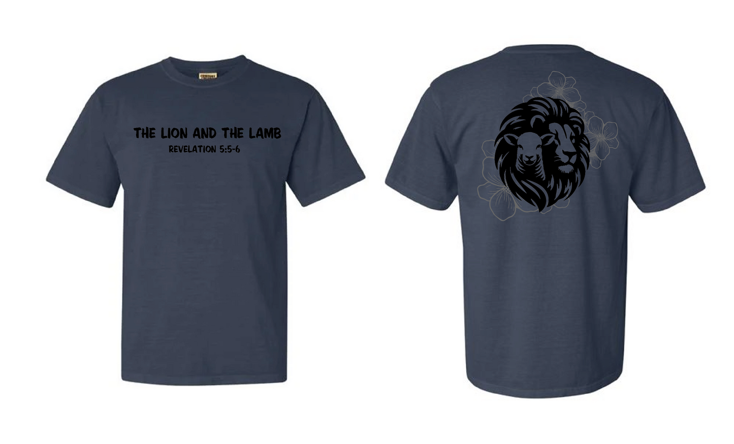 The Lion and The Lamb Two-Sided Comfort Color T-Shirt