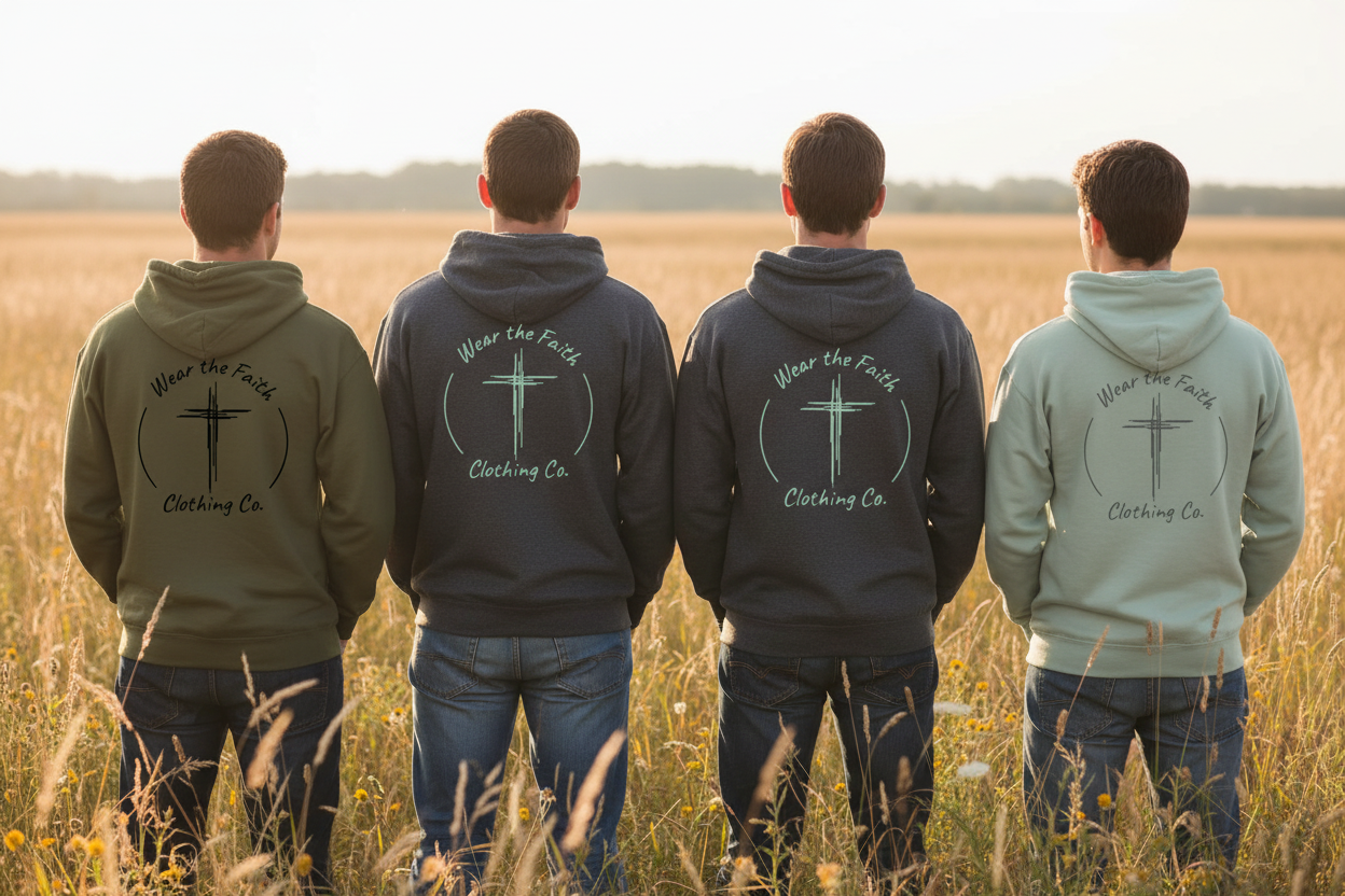 Wear the Faith Two-Sided Hooded Sweatshirt