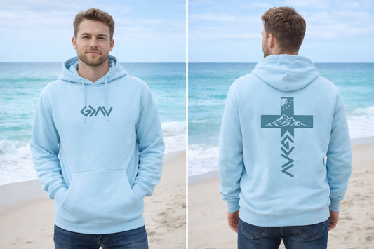 God is Greater Than the Highs and Lows Two-Sided Hooded Sweatshirt