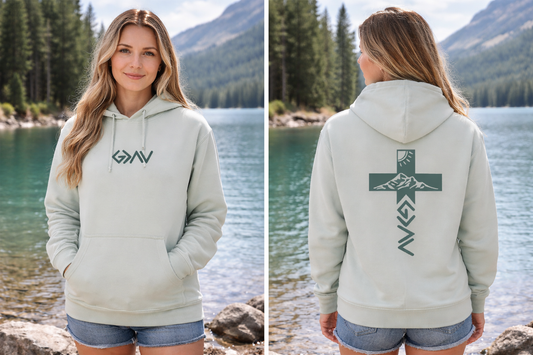 God is Greater Than the Highs and Lows Two-Sided Hooded Sweatshirt