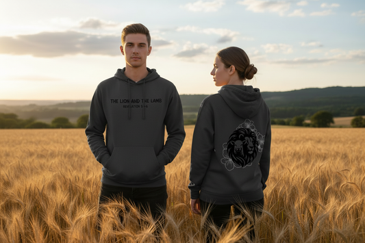 The Lion and The Lamb Two-Sided Hooded Sweatshirt