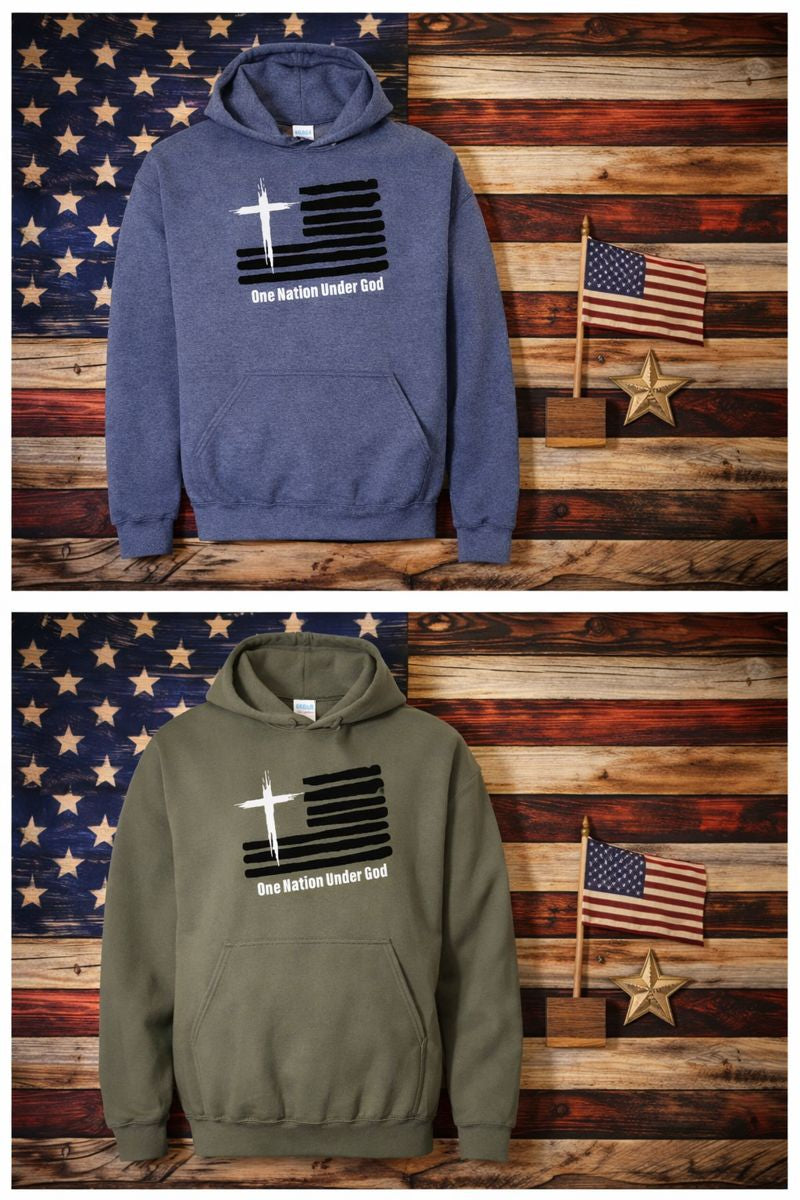 One Nation Under God Hooded Sweatshirt