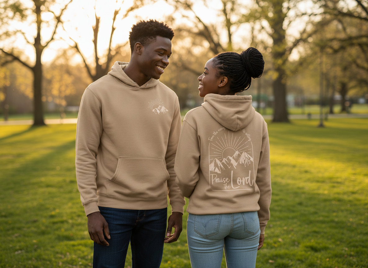 Praise the Lord Two-Sided Hooded Sweatshirt